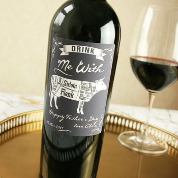 'Food Match' Personalised Malbec Wine, 2 of 5