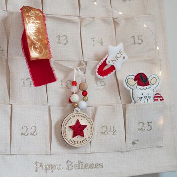 Personalised Hanging Advent Calendar, 3 of 4