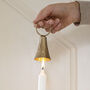 Cow Bell Style Brass Candle Snuffer, thumbnail 2 of 8