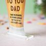 Personalised Beer Card For Dad, Cheers, thumbnail 2 of 8