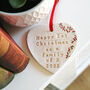 First Family Christmas Hanging Decoration, thumbnail 5 of 6