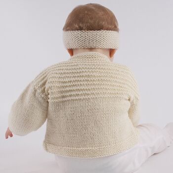 Baby Cardi Knitting Kit, 3 of 9