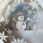 Snow Globe Snowman 3D Pop Up Card, thumbnail 3 of 4