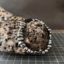 Modern Beaded Natural Stone Bracelet | Gift For Him, thumbnail 4 of 4