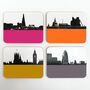 London Set Of Eight Matching Table Mats And Coasters, thumbnail 10 of 11