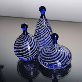 Handmade Triangolo Piatto Hand Blown Glass Sculpture, 4 of 12