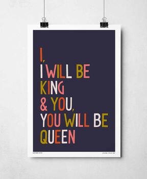 King And Queen Print, 4 of 9