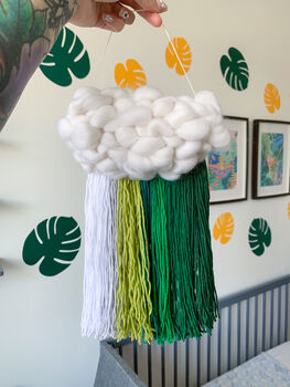 Personalised Colourful Cloud Wall Hanging, 3 of 10