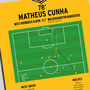 Matheus Cunha Fa Cup 2024 Wolves Print, thumbnail 2 of 2