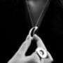 Infinity Signature Serene Silver Pendant Necklace, thumbnail 2 of 6