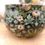 Open Sugar Bowl In William Morris Black Strawberry Thief Design, thumbnail 1 of 6