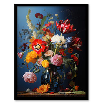 Bursting With Beauty Floral Bouquet Wall Art Print, 5 of 6