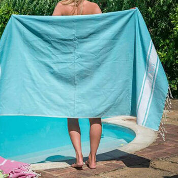 Personalised Hammam Beach Towel, 4 of 11