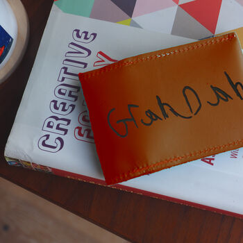 Your Handwriting Personalised Leather Cardholder, 4 of 7