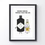 'Thick And Gin' Personalised Friendship Print, thumbnail 1 of 5