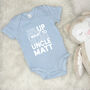 When I Grow Up I Want To Be Like… Personalised Babygrow, thumbnail 7 of 11