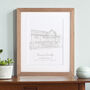 Personalised New Home Line Drawing, thumbnail 3 of 7