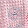 New Born Baby Girl Personalised Blanket, thumbnail 9 of 10