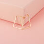 Rectangle Hoop Earrings In 14k Gold Filled, thumbnail 9 of 9