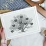 Personalised Vintage Family Tree Drawing Print, thumbnail 2 of 2