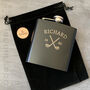 Personalised Golfers Hip Flask And Ball Marker Gift Set, thumbnail 3 of 11