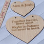 Personalised Wood Heart And Gift Tag, thumbnail 2 of 4