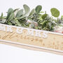 3D Wildflower Mr And Mrs Wedding Wood And Acrylic Sign, thumbnail 3 of 5