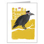 Mini Raven London Card, thumbnail 2 of 4