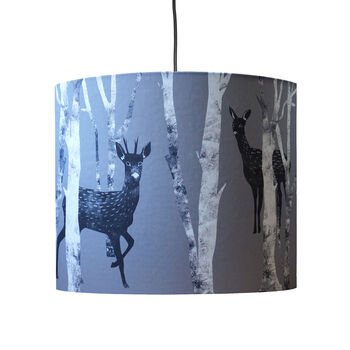 Roe Deer And Silverbirch Lampshade, 2 of 3