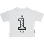 Birthday Candle T Shirt One To Eight Years, thumbnail 2 of 3