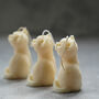 Cute Standing Cat Candle | Kitten Candle, thumbnail 2 of 4