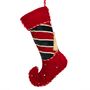 Personalised Luxury Elf Boot Stocking With Bells, thumbnail 4 of 7