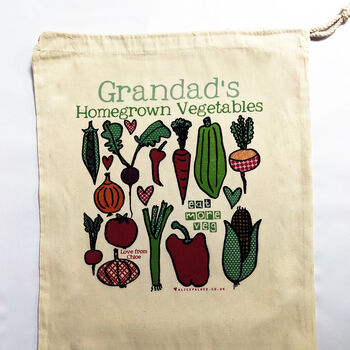 Personalised Reusable Cotton Produce Bag, 9 of 10