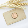 100th Birthday 1925 Farthing Personalised Wallet Card, thumbnail 1 of 7