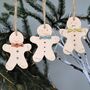 Gingerbread Man Christmas Tree Decoration, thumbnail 1 of 6