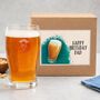 Engraved Pint Glass Personalised 50th Birthday Gift, thumbnail 1 of 11