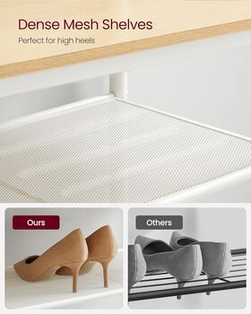 Coat Rack Stand With Shoe Storage Mirror Hooks Bench, 7 of 12