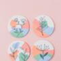 The Botanical Clay Coasters Kit, thumbnail 6 of 8