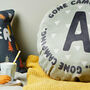 Personalised Gone Camping Nursery Cushion, thumbnail 4 of 4