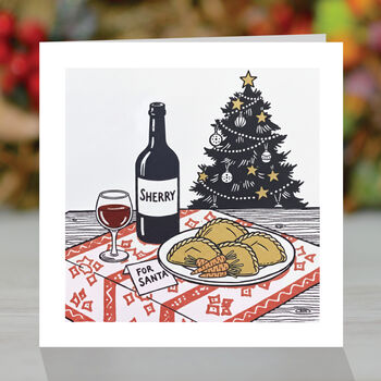 Pasty For Santa, Cornish Christmas Card, 4 of 7
