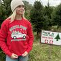 Red Santa Paws Dog Lover Christmas Jumper, thumbnail 3 of 12