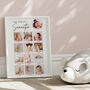 Personalised Baby’s First Year Milestone Photo Print, thumbnail 8 of 8
