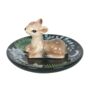 Green Fawn Trinket Dish, thumbnail 3 of 4