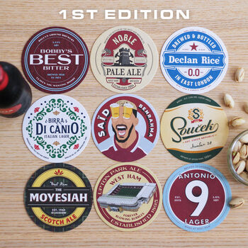 West Ham Beer Mats 2nd Edition X9, 7 of 9