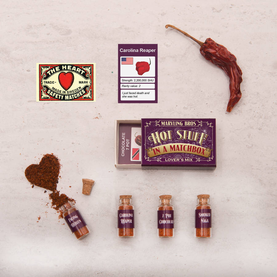 Lovers Mix Hottest Chilli Powders In A Matchbox By Marvling Bros Ltd