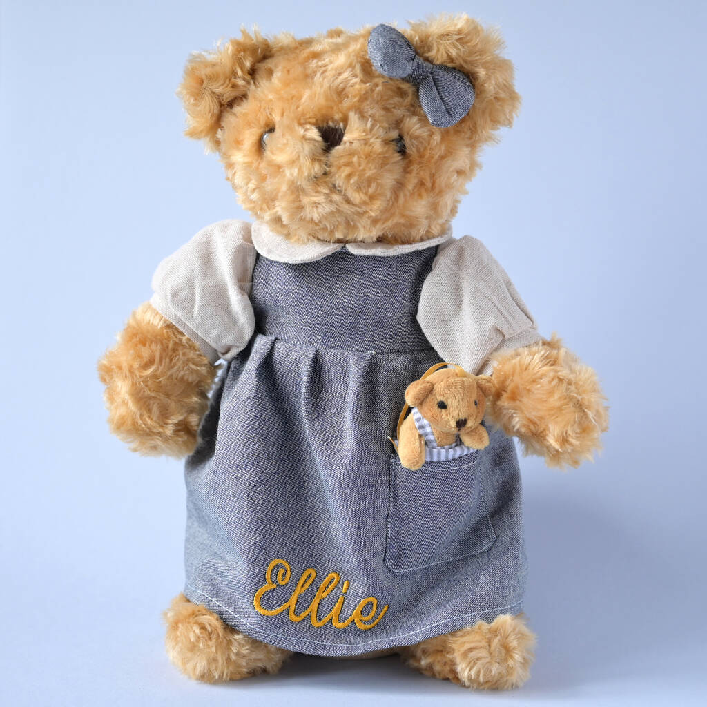 Personalised Mummy Teddy Bear Soft Toy, 1 of 8