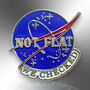 Not Flat We Checked Enamel Lapel Pin Badge, Science Gifts, Gifts For Stem Teachers, thumbnail 3 of 8