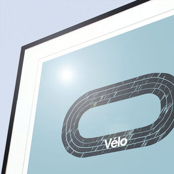 T Lab Velo Cycling Print, 4 of 4