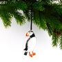 Puffin Wooden Hanging Decoration, thumbnail 1 of 7