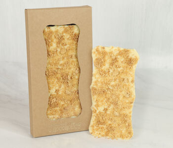 Lemon Cheesecake Handmade White Chocolate Slab. Mother’s Day And Easter Gift, 2 of 2